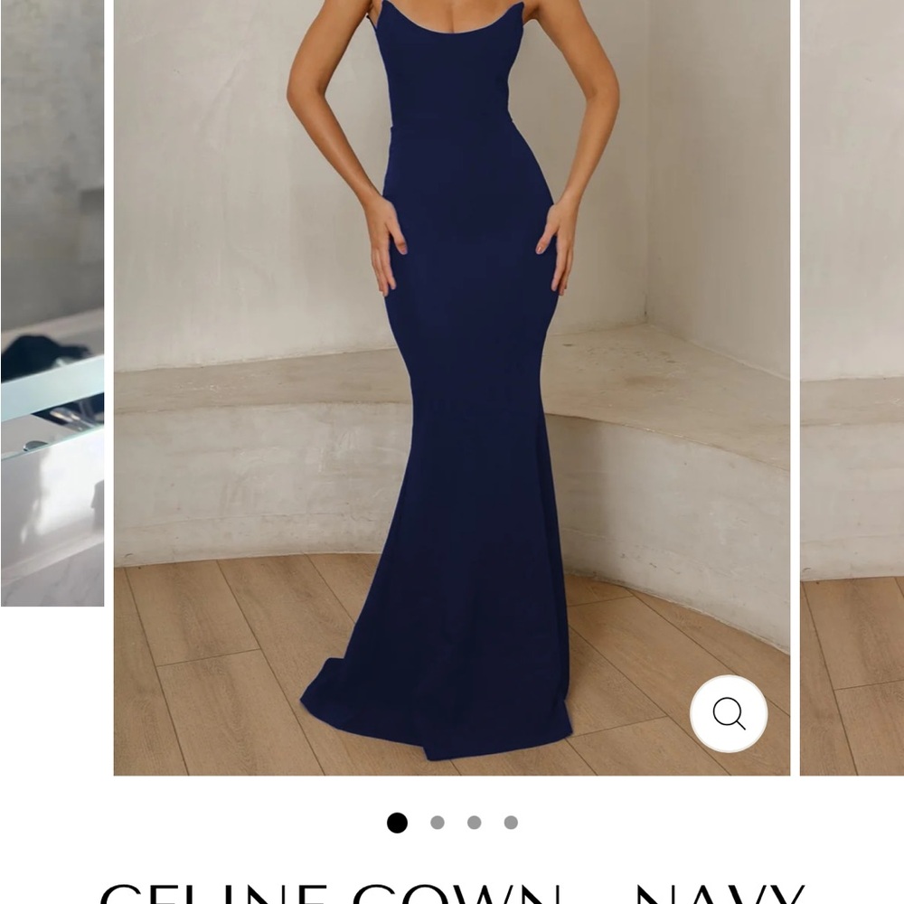 Celine Navy Gown